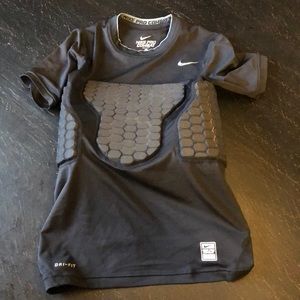Nike Padded Chest compression sports shirt.